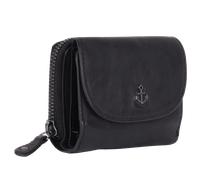 Harbour 2nd Maeve Geldbörse RFID Schutz Leder 9 cm schwarz