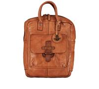 Daypack HARBOUR 2ND "Quinn", Damen, Gr. B/H/T: 24cm x 9cm x 30cm, braun (cognac), Rindsleder, Rucksäcke, Rucksack, Damenrucksack, Tagesrucksack (21108717-0) cognac