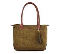 Harbour 2nd Sofia Schultertasche Leder 38 cm oliv