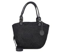 Harbour 2nd Soft Weaving Dilara Schultertasche Leder 44 cm schwarz