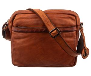 Harbour 2nd UP13127 Messenger Style PARKER Umhängetasche cognac