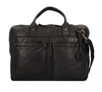 Harbour 2nd Urban Poets Aktentasche Leder 50 cm Laptopfach dark ash (TAS036970)