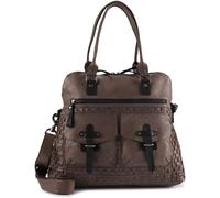 Harbour 2nd Urban Poets Alexandra-Up Schultertasche Leder 29 cm grau