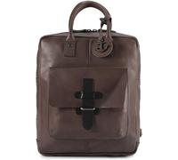Harbour 2nd Urban Poets Handtasche Leder 23 cm Laptopfach braun