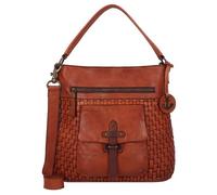 Harbour 2nd Urban Poets Iris-Up Schultertasche Leder 33 cm braun