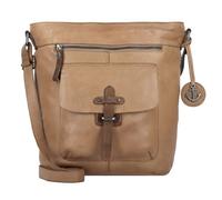 Harbour 2nd Urban Poets Schultertasche Leder 37 cm braun