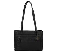 Harbour 2nd Urban Poets Zea Shopper Tasche Leder 33 cm schwarz