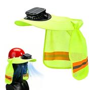 Hard Hat Sun Visor | Helmet Cap with Solar Fan and Visor