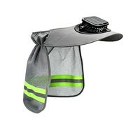 Hard Hat Sun Visor, Wide Brim Helmet Sun Shade with Solar Fan