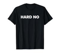 Hard No Preisgünstiges Grafik-T-Shirt, Herren, Schwarz, M