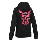 Hardcore United Ladies Hoody Bobby | Schwarz Pink Kapuzenpullover Sweatshirt (DE/NL/SE/PL, Alphanumerisch, XXL, Regular, Regular)