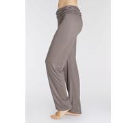 Buffalo Haremshose, mit gerafftem Umschlagbund 36/38, N-Gr braun Damen Sporthosen Sportbekleidung Haremshose 36/38, N-Gr taupe
