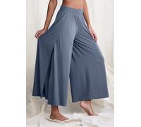 Haremshose LASCANA, Damen, Gr. 48/50, N-Gr, jeans, Single Jersey, Obermaterial: 93% Polyester, 7% Elasthan, unifarben, Hosen Haremshose, mit überlappenden Seitennähten (60238169-48) jeans