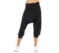 Haremshose WINSHAPE "¾-Haremshose HP201", Damen, Gr. L, Normalgrößen, schwarz, 80% Polyester, 20% Elasthan, Hosen Haremshose Relaxhose Tanzhose, Functional (59589459-L) schwarz