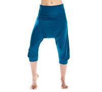 Haremshose WINSHAPE "HP201LS", Damen, Gr. XS, Normalgrößen, grün (teal grün), 85% Polyester, 15% Elasthan, Hosen Haremshose, Functional Soft and Light (93058937-XS)