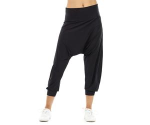 Haremshose WINSHAPE "HP301", Damen, Gr. L, Normalgrößen, schwarz, 80% Polyester, 20% Elasthan, Hosen Haremshose, Functional Light (29943233-L) schwarz