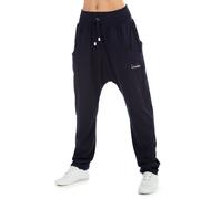 Haremshose WINSHAPE "UNISEX 4Pocket Pants WH13", Damen, Gr. M, Normalgrößen, blau (night blau), 90% Baumwolle, 10% Elasthan, Hosen Haremshose (78338830-M) night blau