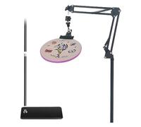 Harewtwy Stickrahmenhalter Lap-Ständer Embroidery Holder Stand Metall Schwarz für Stickrahmen