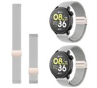 Harikiri 2 StüCk Kompatibel Mit Coros Pace 4/3/Pace Pro,Geflochtenes Dehnbares Nylon Uhrarmband Mit Magnetischem Verschluss,Schnellverschlus KnöChel Und Armband, FüR Coros Apex 2 Pro/Pro/4 42 mm/46 mm