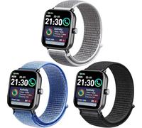 Harikiri Armband kompatibel mit aeac IDW19,22 mm Nylon Ersatzarmbänder mit Popglory P66/ T50S/T50H,TOOBUR/ENOMIR/Yoever//Poounur/RUIMEN IDW13/IDW16/IDW18/IDW19/BW0/LW51/LW11/LW83