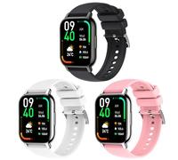 Harikiri Armband Kompatibel mit Popglory P66,22 mm Weiches Silikon Armband für Nerunsa P66D,T50S/T50H,TOOBUR/ENOMIR/Yoever/Gydom/Poounur/RUIMEN IDW13/IDW16/IDW18/IDW19/BW0/LW51/LW11/LW84