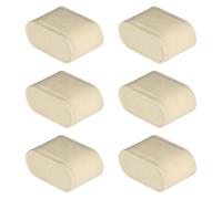 Harilla 6PCS Watch Pillows Schmuck Display für Armreifen Zubehör Leichter Organizer Uhrenhalter für Hausverkäufe Kleiner Unternehmen, Beige