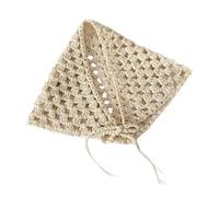 Harilla Frauen häcet Bandana, Kopfschal Haarzubehör, Dekoration vielseitiges Dreieck Foto Requisiten Stylish Head Kerchief Stirnband, Beige
