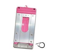 Harilla Mini-Transportwagen, zusammenklappbarer Sackkarre, 25 kg, kompakte, erweiterbare Grundplatte, Kleiner Anhänger, Einkaufswagen für Reisen, Heimeinkäufe, Rosa