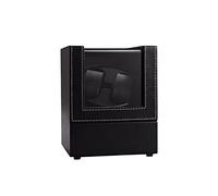 Harilla Uhrenbox aus PU- mit leisem Motor Einzelaufzugsbox USB Uhrenbeweger Display Uhrenetui für mechanische Uhren Desktop-Geschenke, B