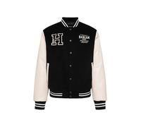 HARLEM SOUL Herren COLUM-BUS College Blouson Black, M