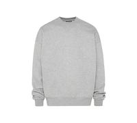 HARLEM SOUL Herren/Damen Sweatshirt Oversize AD-AM | Langarm Sweatpullover Unisex Grey Melange M