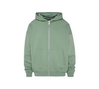 HARLEM SOUL Herren/Damen Zipper Hoodie Oversize BRU-NO | Kapuzenjacke mit Reißverschluss Unisex Jade Green M