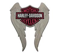 Harley-Davidson 9 in. Embroidered Winged Bar & Shield Logo Emblem Sew-On Patch