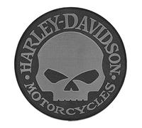 Harley-Davidson Aufnäher 8″ Willie G Skull Grey Patch