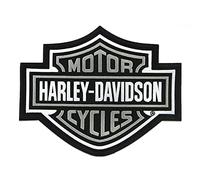 Harley Davidson Aufnäher Bar&Shield grau mittel