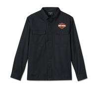 Harley-Davidson Bar & Shield Long Sleeve Shirt Herren Langarm Hemd, L