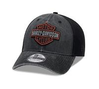 HARLEY-DAVIDSON Herren Baseball-Cap Bar & Shield Motorrad Baseballmütze Biker Kappe Basecap Zweifarbiges Logo, S