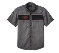 Harley-Davidson Iron Bond Shirt Herren Kurzarm Hemd, M