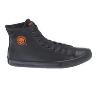 Harley-Davidson Men's Baxter Skateboarding Shoe, Black/Orange, 9 M US