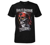 Harley-Davidson Men's Distressed Shady Skull Short Sleeve T-Shirt, Black (3XLT)