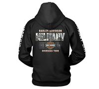 Harley-Davidson Military Graphic Pullover Hooded Sweatshirt - Military Collage | Epic