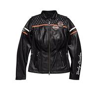 HARLEY-DAVIDSON Miss Enthusiast EU Damen Leder Jacke, 98030-18EW, XXL