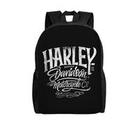Harley Davidson Rucksack Teenager Schultasche Canvas Notebook Rucksack Tasche Unisex-1799hj