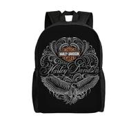 Harley Davidson Rucksack Teenager Schultasche Canvas Notebook Rucksack Tasche Unisex-hjka1798