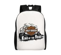Harley Davidson Rucksack Teenager Schultasche Canvas Notebook Rucksack Tasche Unisex-hjka1800