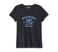 Harley-Davidson United V-Neck Rosebud Damen T-Shirt, M