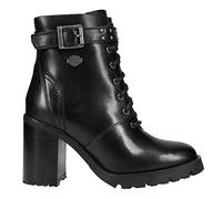 Harley-Davidson Women's Adina LACE Motorcycle Boot, Black, 9.5