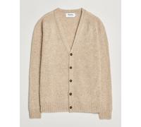 Harley Of Scotland Brushed Supersoft Lambswool Cardigan Calico Beige L