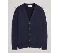 Harley Of Scotland Brushed Supersoft Lambswool Cardigan Navy Blau M
