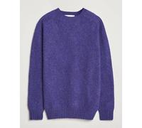 Harley Of Scotland Brushed Supersoft Lambswool Crewneck Iris Lila XXL
